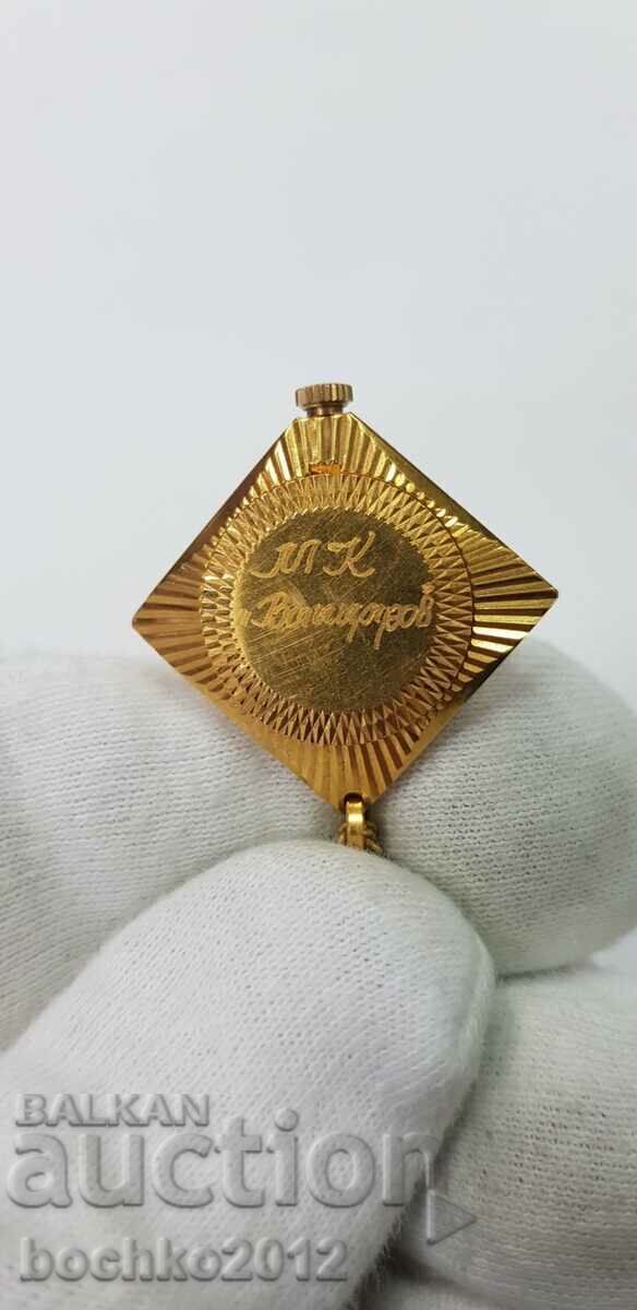 Beautiful USSR women's watch - medallion - Seagull - 5