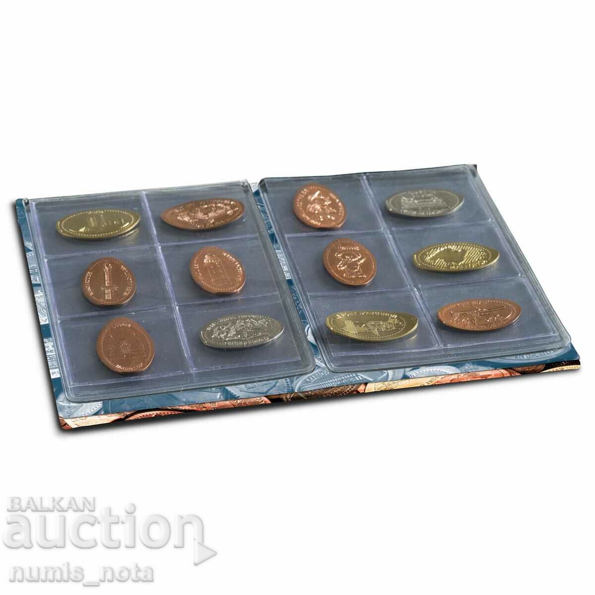 Pocket Album for 48 pieces of pressed coins with price 29.00 BGN | € 14.83 Pocket Album for 48 pieces of pressed coins with price 29.00 BGN | € 14.83