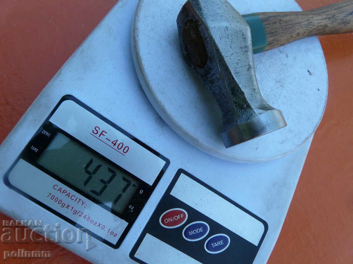 Old German Tin Hammer - 256 - 5 Old German Tin Hammer - 256 - 5