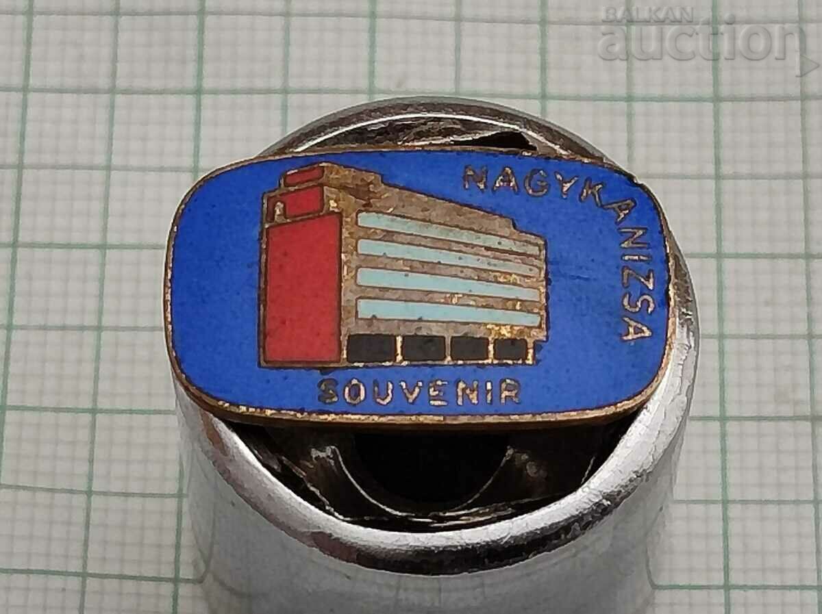 NAGYKANIZSA HUNGARY BADGE ENAMEL