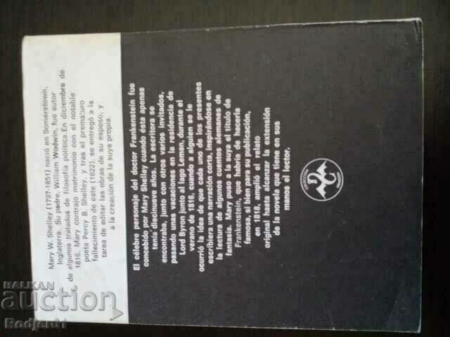 Auction books - Frankenstein Mary Shelley isp. language Auction books - Frankenstein Mary Shelley isp. language