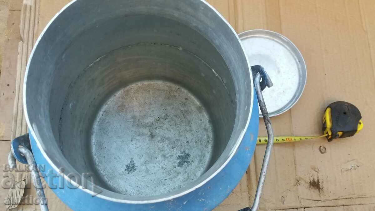 ALUMINUM EXCELLENT MILK BOTTLE - 6 LITERS - 7 ALUMINUM EXCELLENT MILK BOTTLE - 6 LITERS - 7