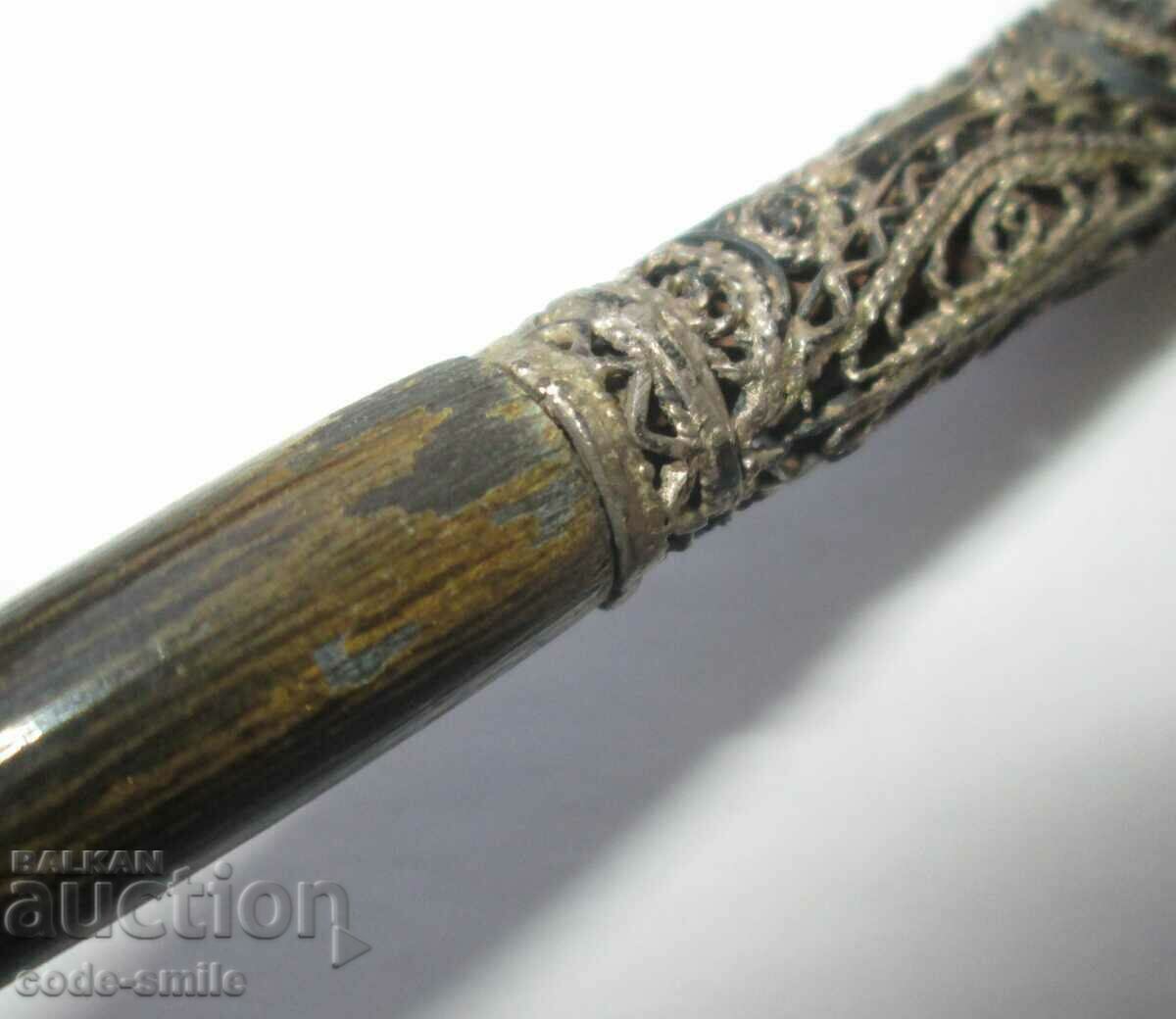Old vintage cigarette silver filigree handmade 19c. with price 65.00 BGN | € 33.23 Old vintage cigarette silver filigree handmade 19c. with price 65.00 BGN | € 33.23