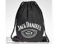 Алкохолизирана :) раничка Jack Daniel's от черен Дънков плат
