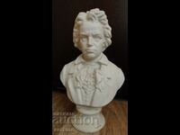 Bust din porțelan al lui Beethoven