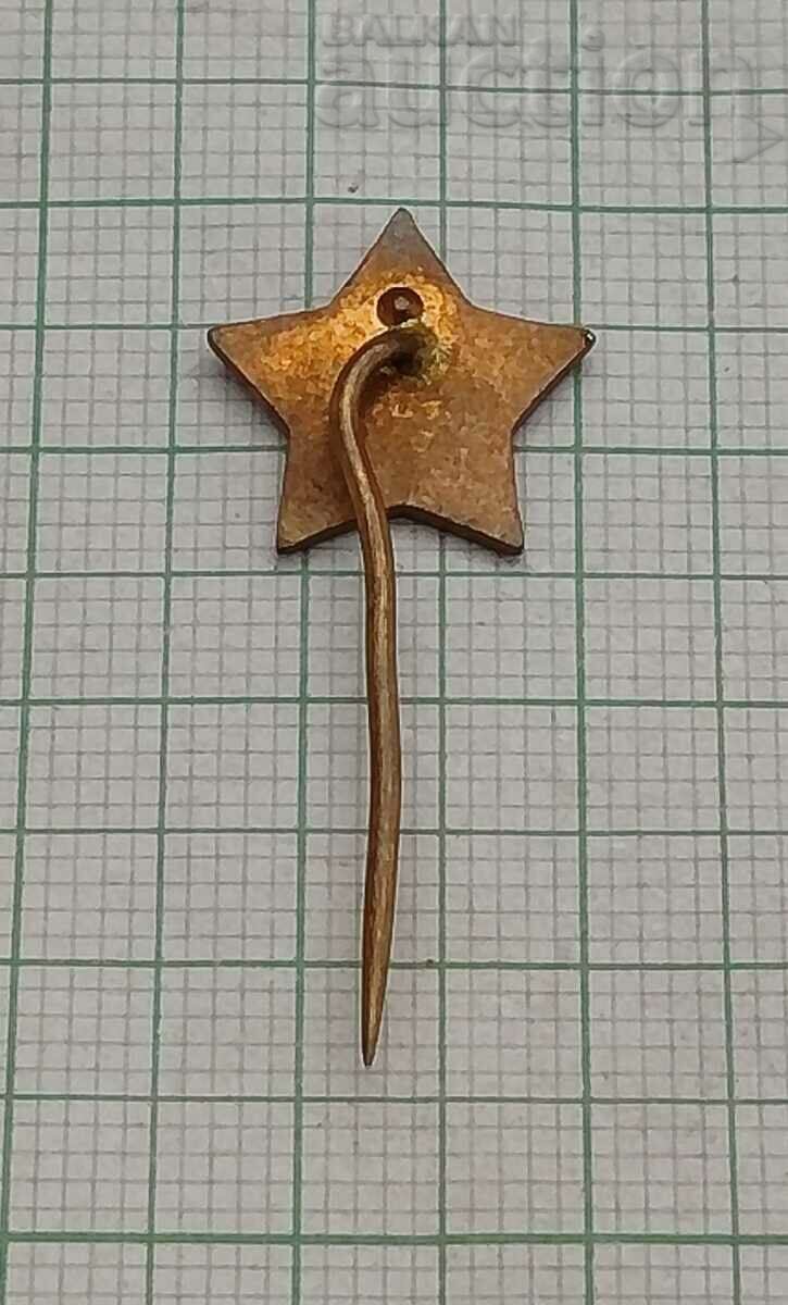 CZECHOSLOVAKIA KSC 50 YEARS COMPARTMENT BADGE ENAMEL with price 3.00 BGN | € 1.53