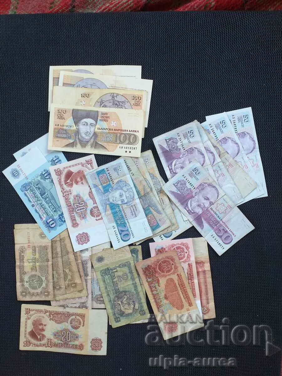 Лот Български банкноти