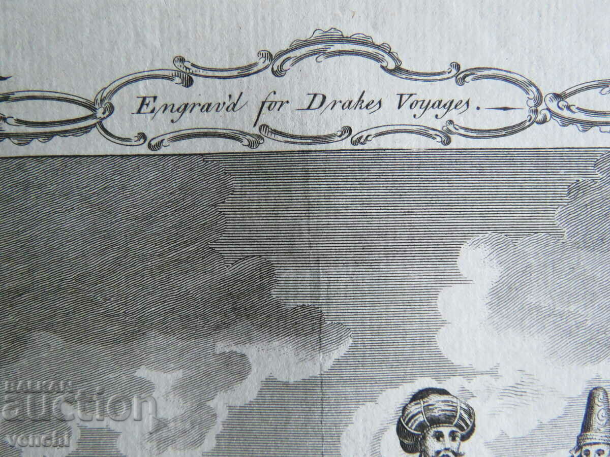 1768 - ENGRAVING - DRAKE - ORIGINAL - 5 1768 - ENGRAVING - DRAKE - ORIGINAL - 5