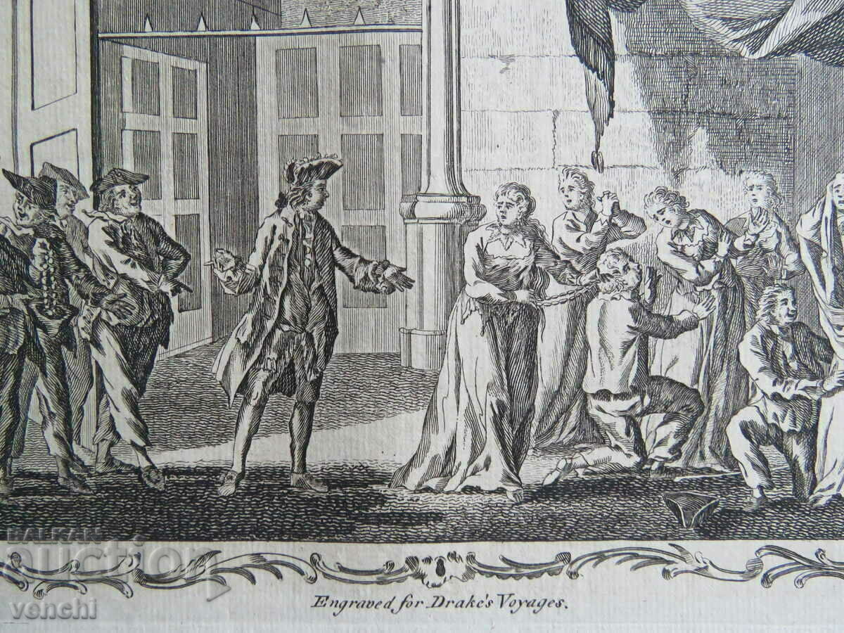 1768 - ENGRAVING - DRAKE - ORIGINAL with price 49.99 BGN | € 25.56 1768 - ENGRAVING - DRAKE - ORIGINAL with price 49.99 BGN | € 25.56