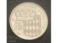 Monaco. 1/2 franc 1968