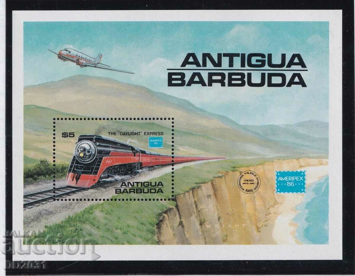 Антигуа и Барбуда 1986 -локомотиви MNH