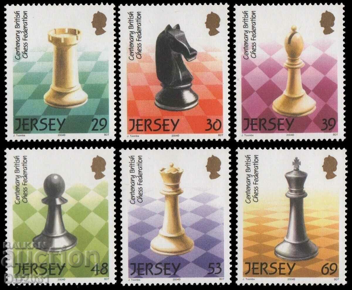 Τζέρσεϊ 2004 - Chess MNH