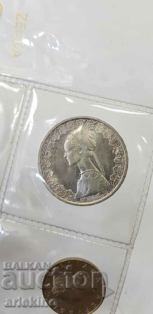 Auction Set of Italian coins - 1970 - silver and nickel Auction Set of Italian coins - 1970 - silver and nickel