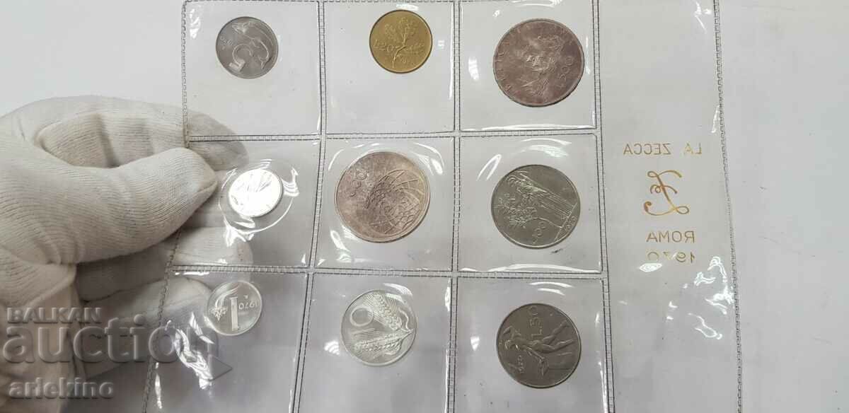 Delivery of Set of Italian coins - 1970 - silver and nickel Delivery of Set of Italian coins - 1970 - silver and nickel