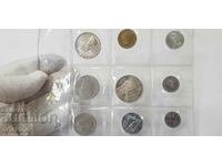 Set италиански монети - 1970 г. - сребро и никел