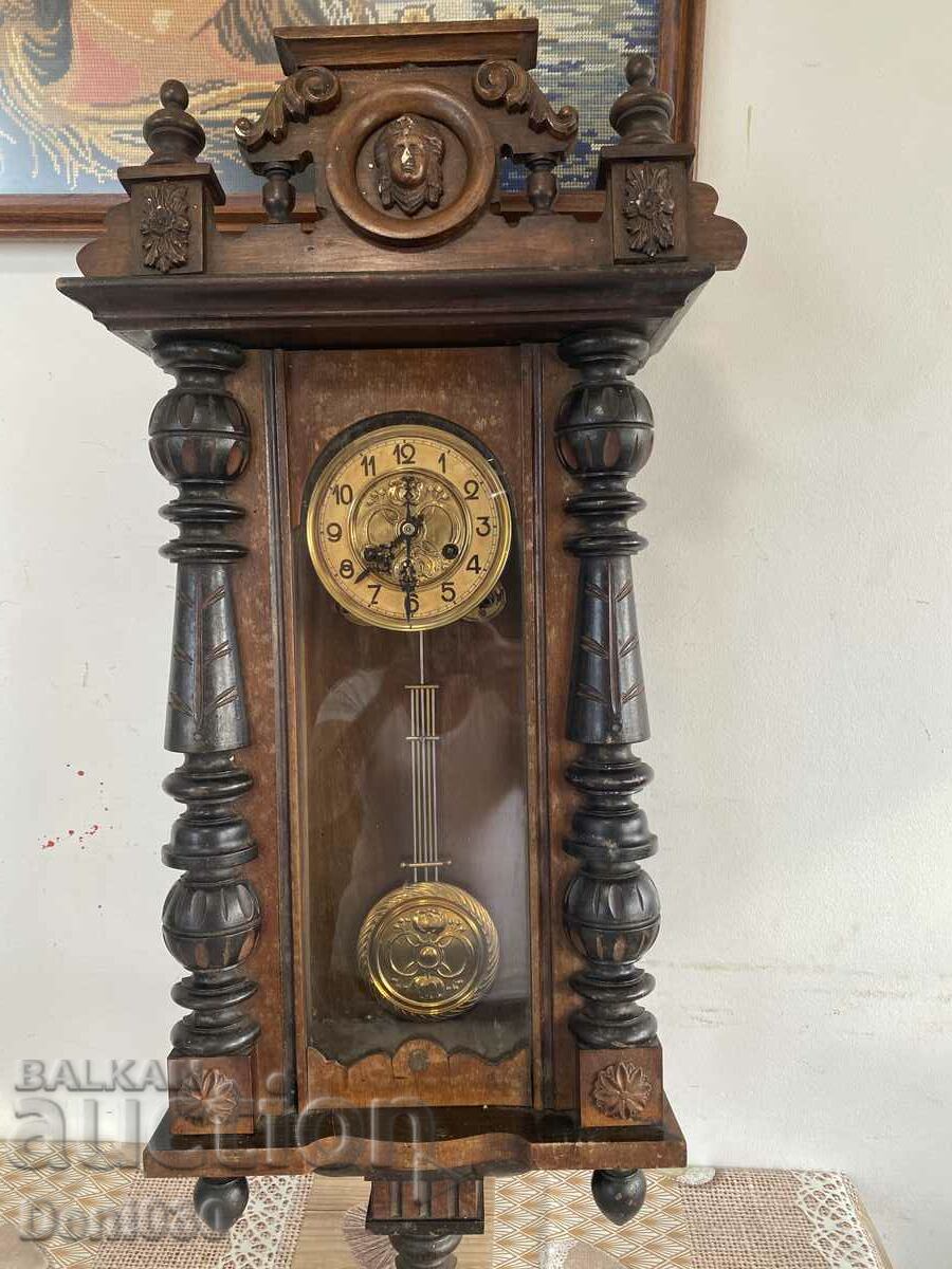 A beautiful large mechanical wall clock