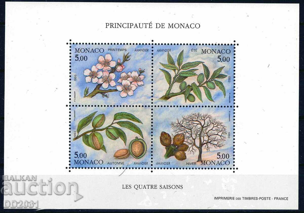Монако 1994 - фауна плосдове MNH