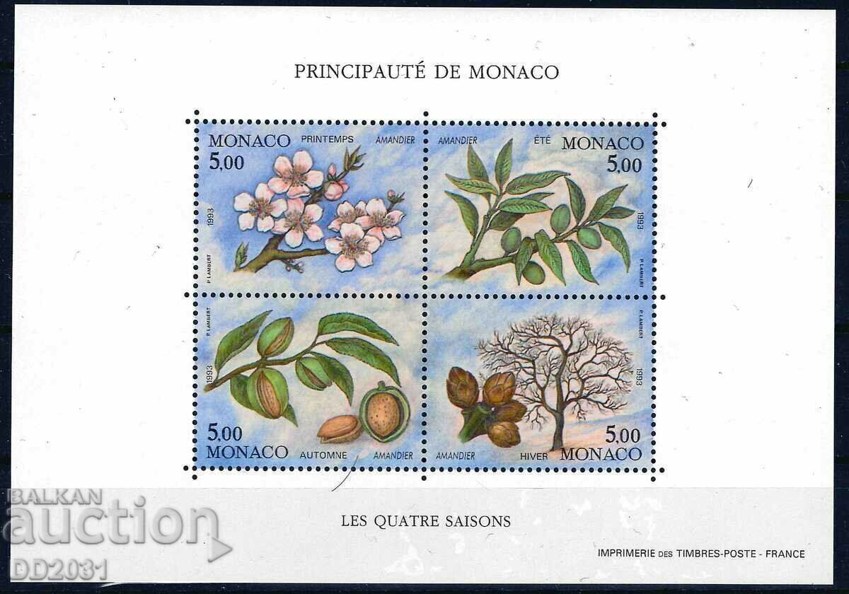 Монако 1993 - фауна плодове MNH Монако 1993 - фауна плодове MNH