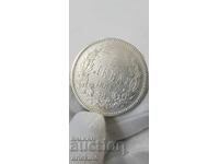 Rare princely coin 5 BGN - 1884 - partial gloss