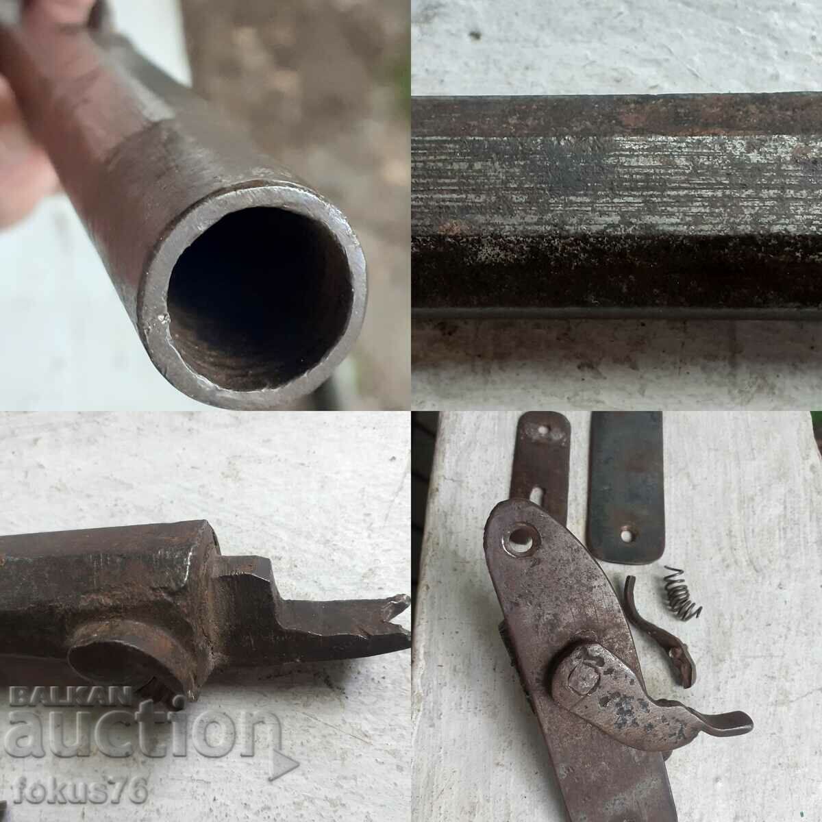 Capsule gun - unique Damascus barrel with mechanism - 7