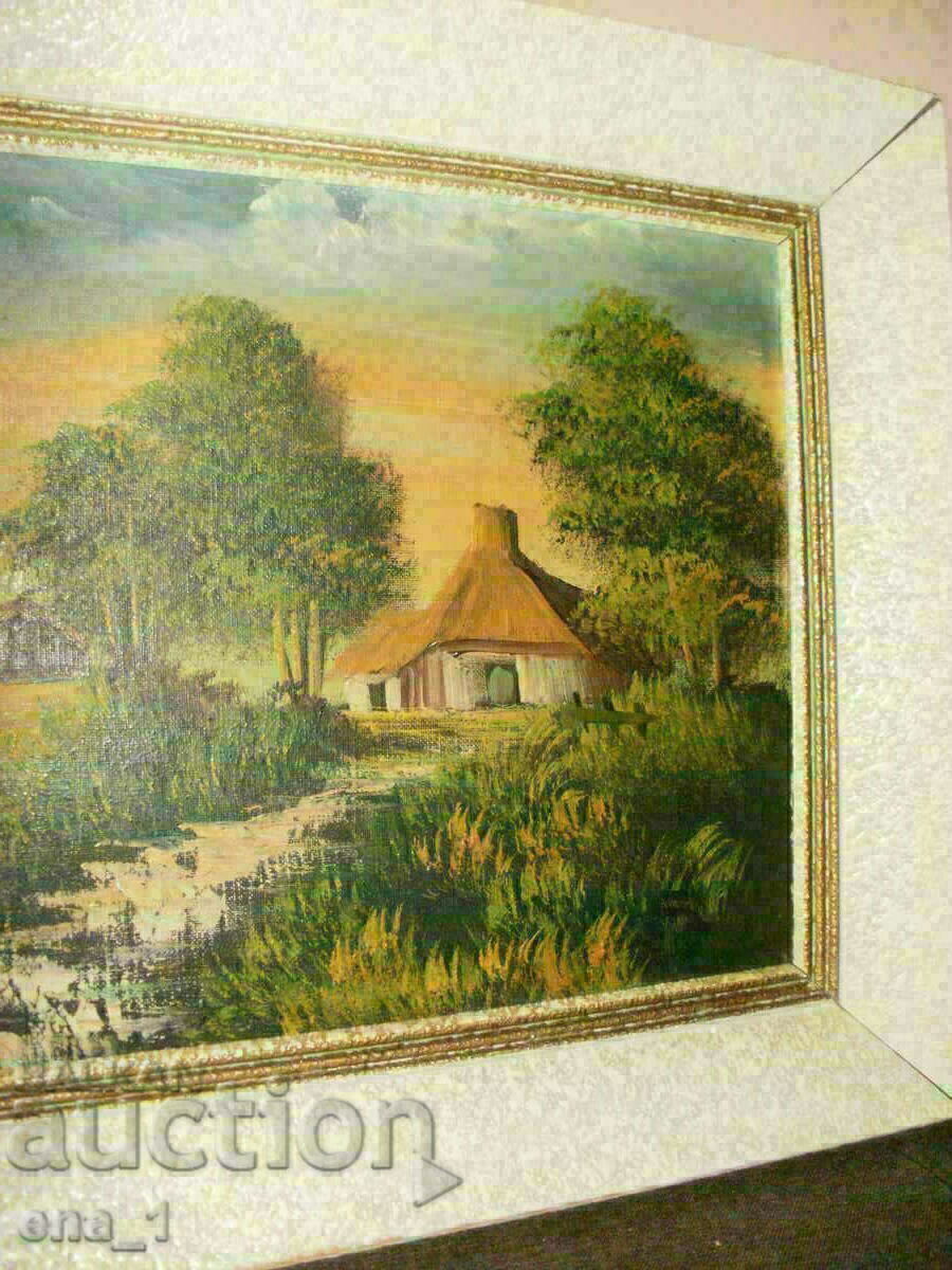 Delivery of Old Dutch oil painting in a solid frame Delivery of Old Dutch oil painting in a solid frame