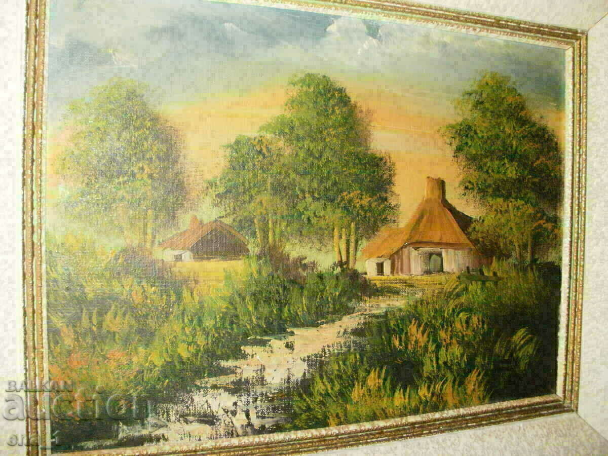 Old Dutch oil painting in a solid frame - 5 Old Dutch oil painting in a solid frame - 5