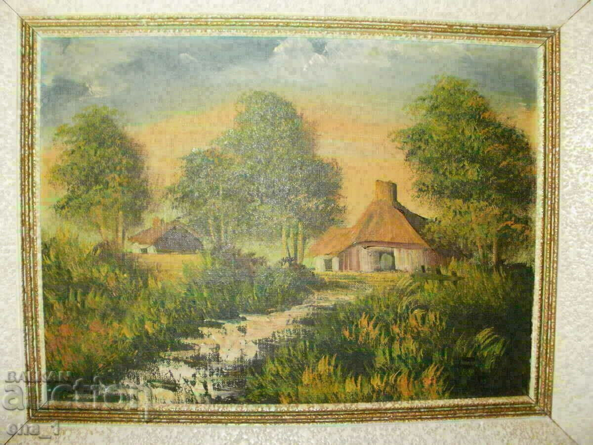 Old Dutch oil painting in a solid frame - 6 Old Dutch oil painting in a solid frame - 6