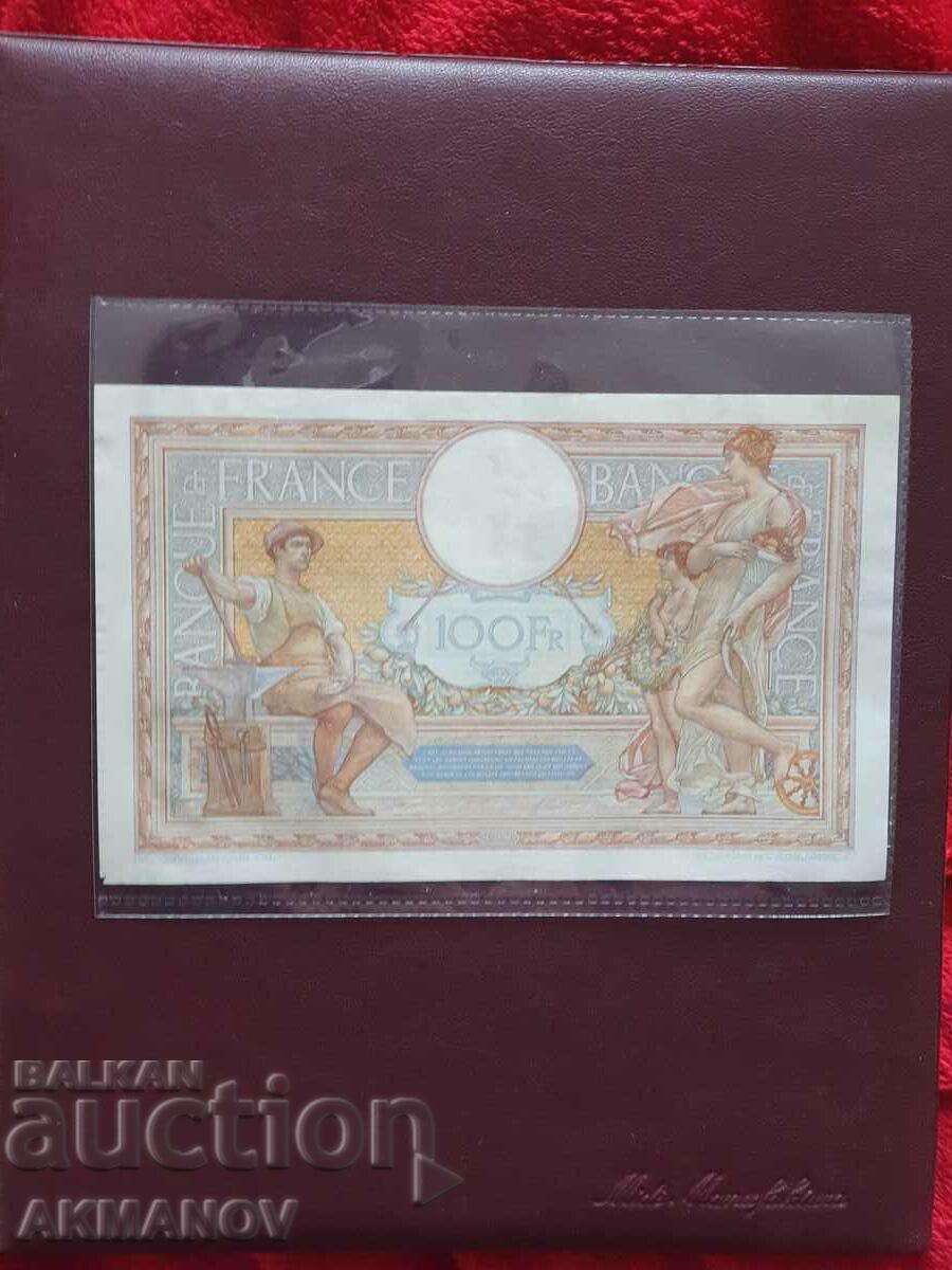 Franța 100 de franci 1938