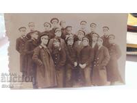 Fotografie, un grup de tineri, orașul Vidin, 1918