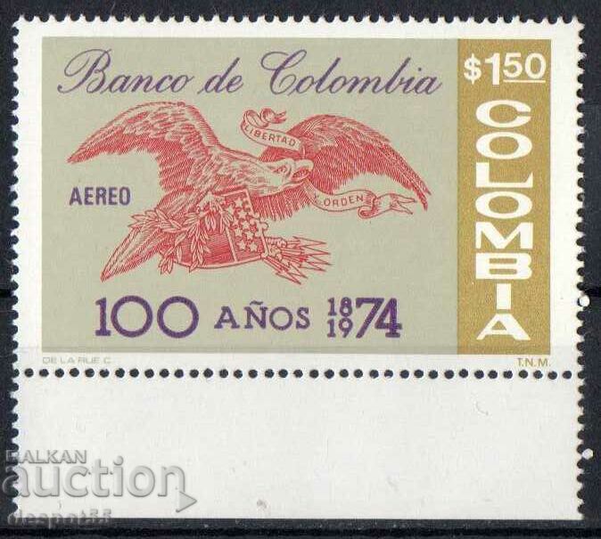 1974. Colombia. Bank of Columbia's 100th Anniversary.