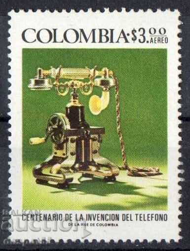 1976. Колумбия. 100-годишнината на телефона.