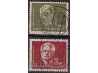 Germania/GDR-1951-Regular-pres.V.Pick, denumiri mari, timbru
