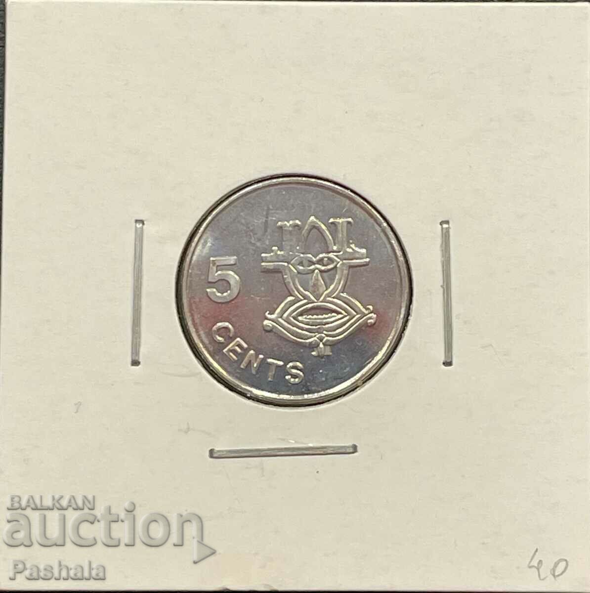 Соломонови острови 5 цент 2005 г.