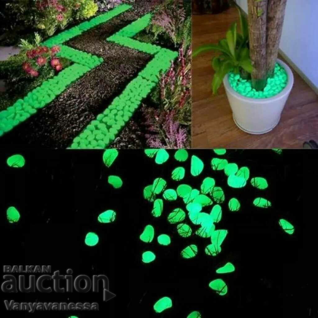 Auction Luminous decorative garden stones 100 pcs. Auction Luminous decorative garden stones 100 pcs.