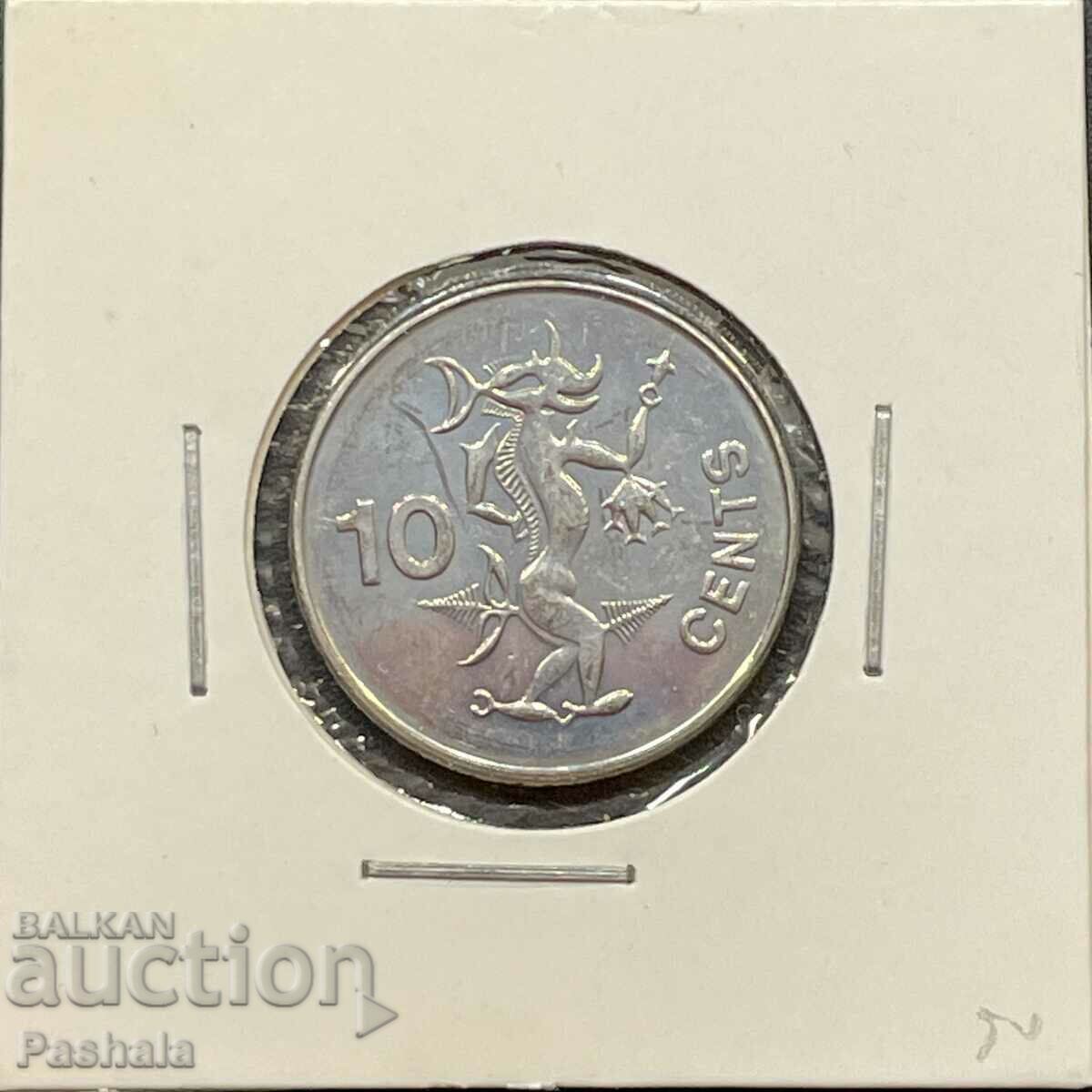 Solomon Islands 10 cent 2010