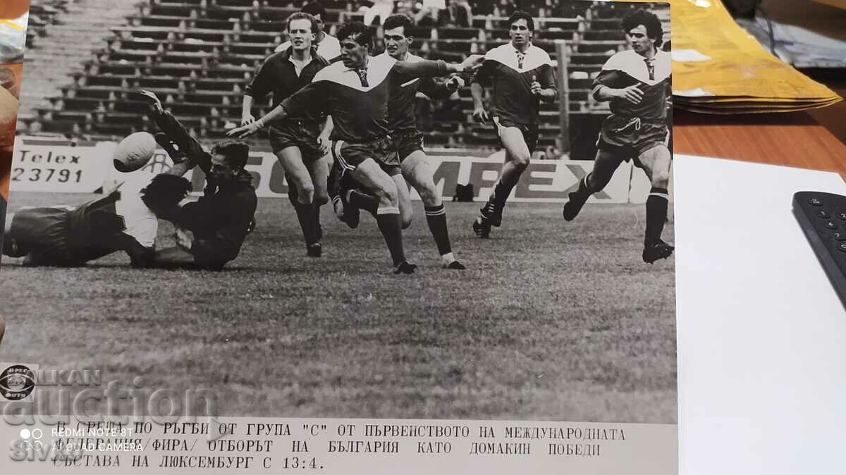 Fotografie, rugby Bulgaria - Luxemburg