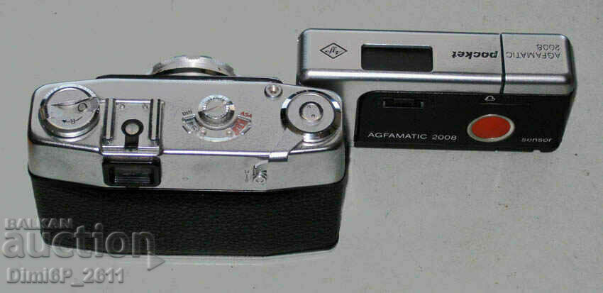 2 camere de epocă – senzor AGFA Optima 1a și Agfamatic 2008 cu preț 76.00 BGN | € 38.86