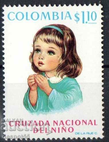 1973. Колумбия. Кампания за закрила на детето.