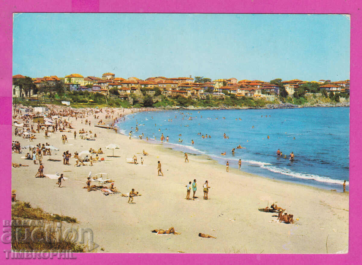 Auction 310995 / Sozopol - City beach 1973 Photo edition PK Auction 310995 / Sozopol - City beach 1973 Photo edition PK
