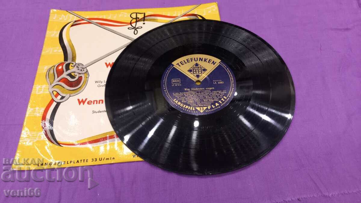 Gramophone record - medium format with price 3.00 BGN | € 1.53 Gramophone record - medium format with price 3.00 BGN | € 1.53