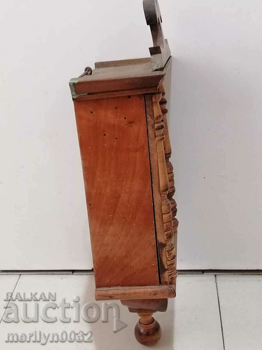 Alarm clock box wood wooden clock primitive with price 62.00 BGN | € 31.70 Alarm clock box wood wooden clock primitive with price 62.00 BGN | € 31.70