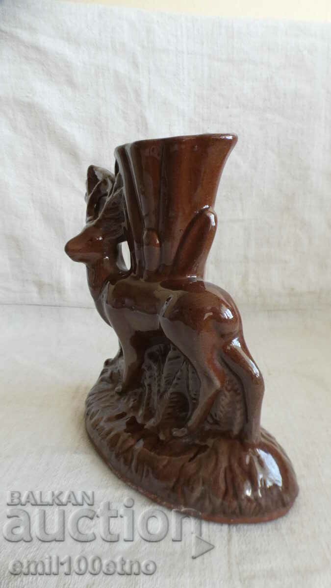 Delivery of Ceramic composition Deer figure - vase Delivery of Ceramic composition Deer figure - vase