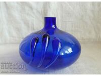 Vase thick colored glass Kitka Novi Pazar