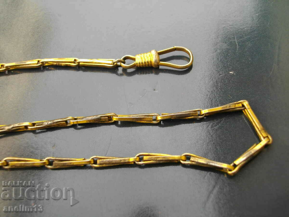 Аукцион СТАР ПОЗЛАТЕН КЮСТЕК ЗА ДЖОБЕН ЧАСОВНИК