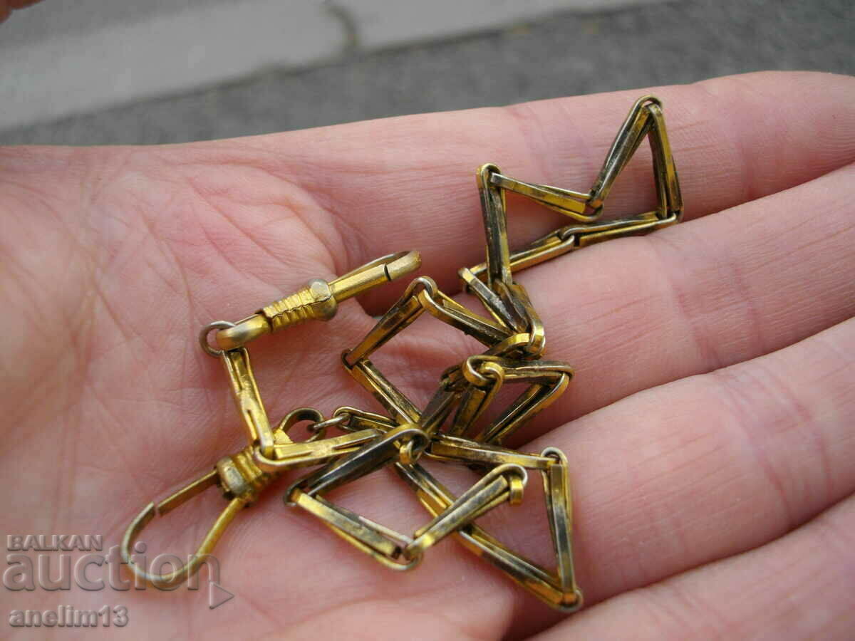 СТАР ПОЗЛАТЕН КЮСТЕК ЗА ДЖОБЕН ЧАСОВНИК - 5