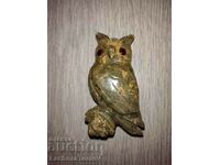 Beautiful statuette Owl stone perfect condition