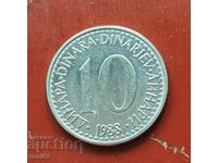 Yugoslavia - 10 dinars 1988