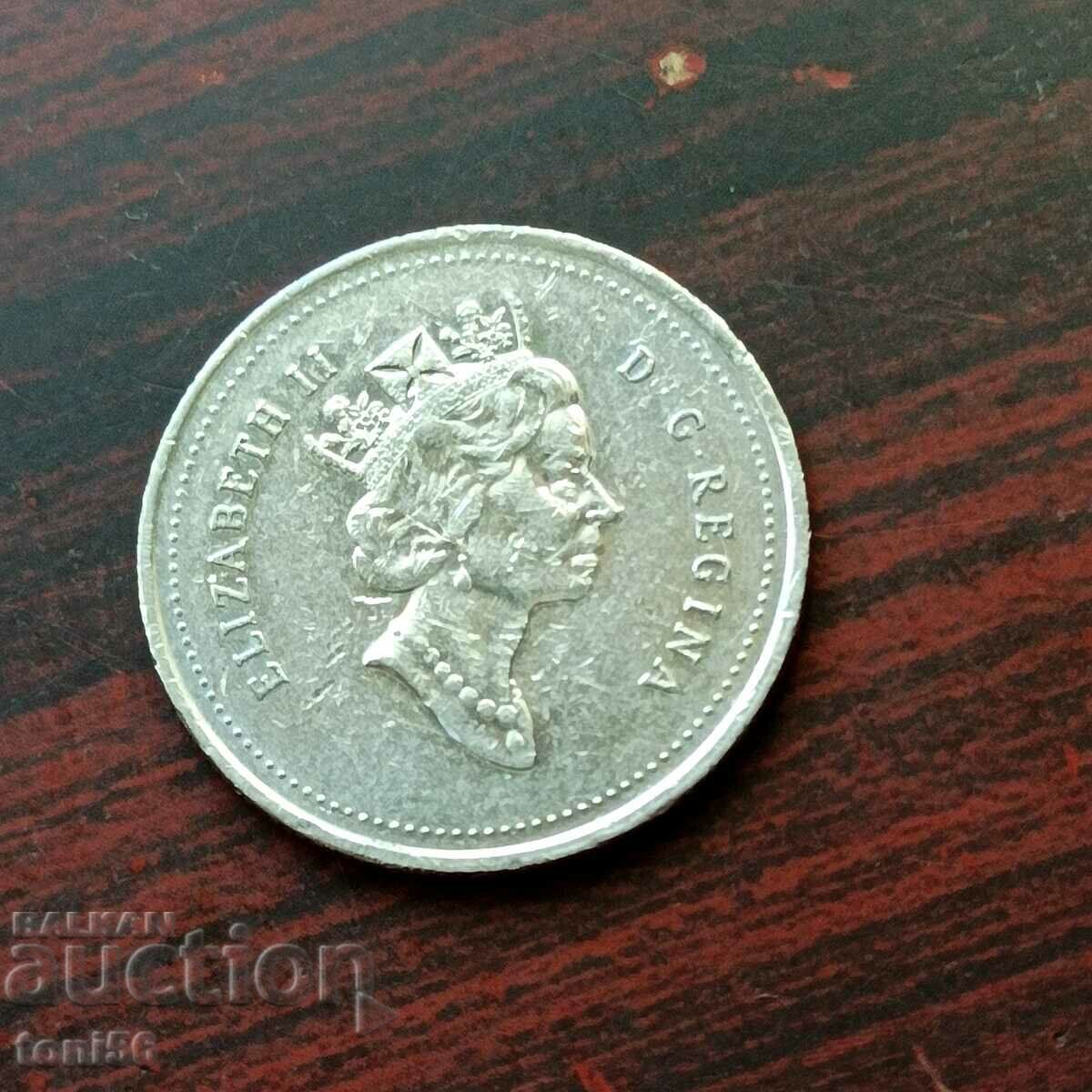 Canada 25 cents 1993 with price 0.40 BGN | € 0.20 Canada 25 cents 1993 with price 0.40 BGN | € 0.20