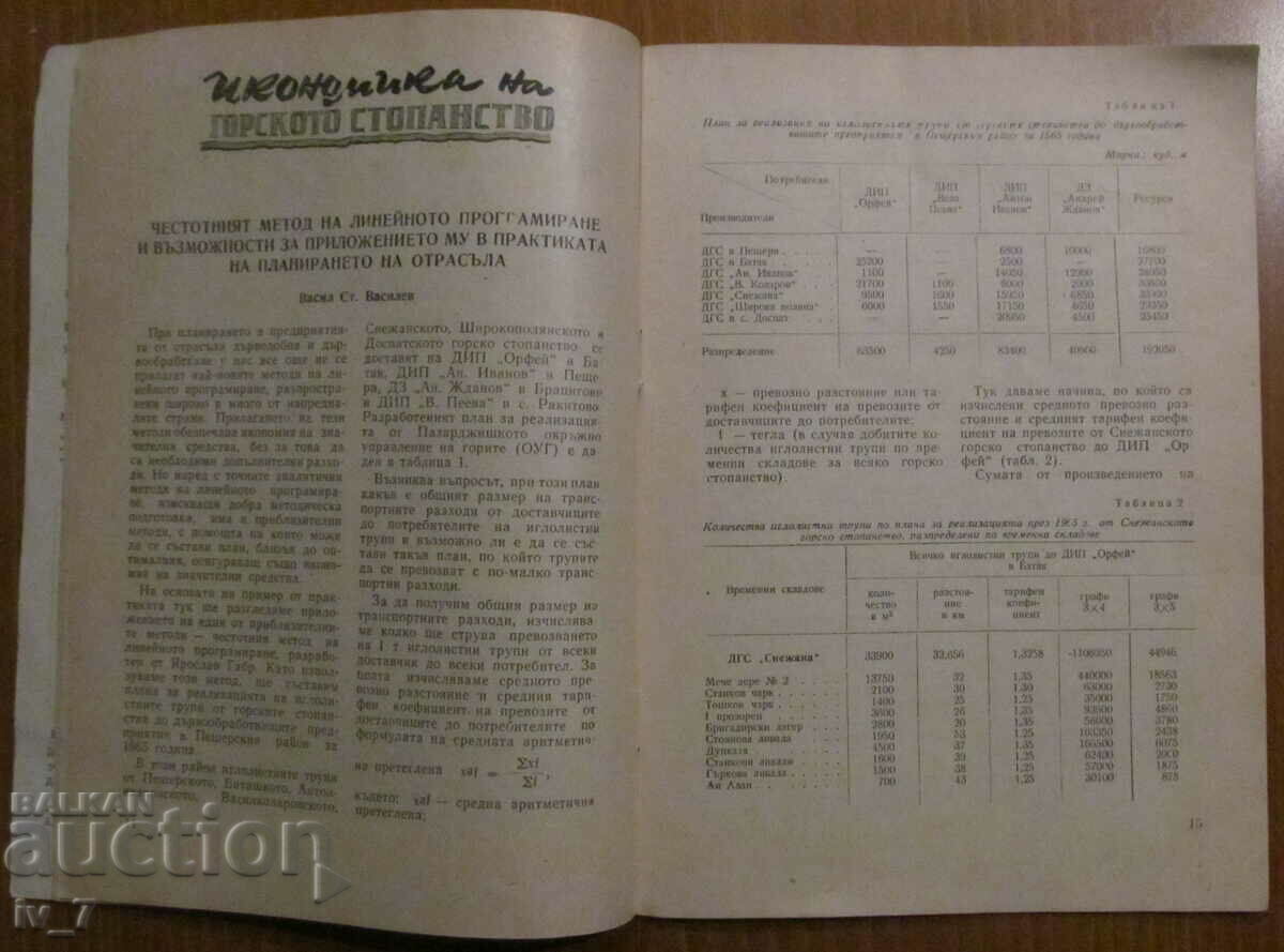 "FORESTRY" MAGAZINE - ISSUE 11, 1965 - 5 "FORESTRY" MAGAZINE - ISSUE 11, 1965 - 5