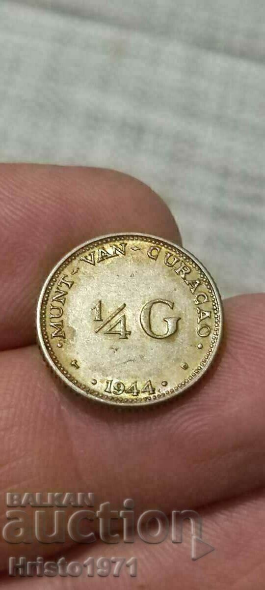 1/4 guilder Curaçao 1944 1/4 guilder Curaçao 1944